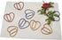 Cute Heart Paper Clips, Purple Paperclips, Gift Idea, 50 Pack