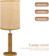 Generic 8.1 5.5 Lamps(E27/E14 Rattan Lamp Shade:Small Rattan Woven Cylinder Lamp Shade Boho Lamp Shades Height