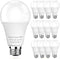 GEPLAD 12-Pack Dusk to Dawn A19 LED Light Bulb Outdoor - 1100LM Bright,