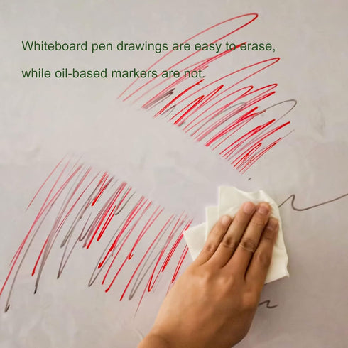Clear Wall Protector Contact Paper, Removable Kids to Write Board, Dry Erase Kitchen Waterproof Backsplash (15.7X78.7