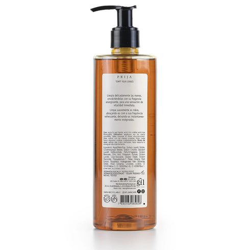 2 1 4 12.85 Oz Prija Vitalising Cleansing Hand Wash with Ginseng Extract and Vitalising in Shower Gel and Shampoo