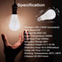 Motion Sensor Light Bulbs, Outdoor 15W (100W Equivalent), 3000K, E26 A21, Dusk to Dawn, Radar Activated, 2 Pack