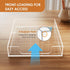MaxGear Acrylic Letter Tray, Clear Document Organizer for Magazines, Folders, Notebooks, Desk Accessories