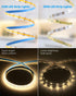 5V 10FT/3M 960LEDs 3000K Closet Aclorol USB COB LED Strip Light Warm White Flexible Tape Lights with Self-Adhesive