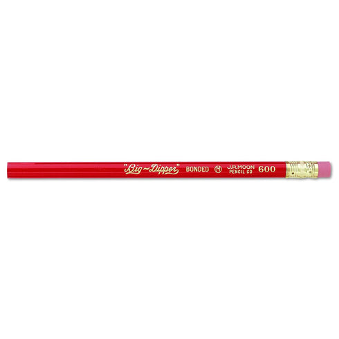 JRM600T "Big-Dipper" Pencils with Eraser, 1.4" Height, 3" Wide, 8.3" Length (12 Count)