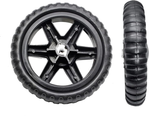 Uenhoy 2 5 Inch Pcs Shopping Cart Wheels Replacement Black Dia. Rubber Foaming Cart Wheels