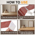 12" 32 PATIKIL Wood Grain Tape x ft, Self-Adhesive Wood Texture Repair Tape Realistic Wooden Effect Patch for Furniture