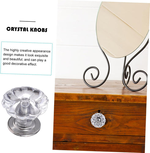 6pcs Angoily Mini Decorative Knobs for Cabinets Stylish Replacement Handles for Home Easy to Install for Bedside