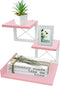 ELITEROO Aesthetic 3 Tier Desktop Shelf Organizer, Mini Wooden Bookshelf for Women Office Supplies, Pink