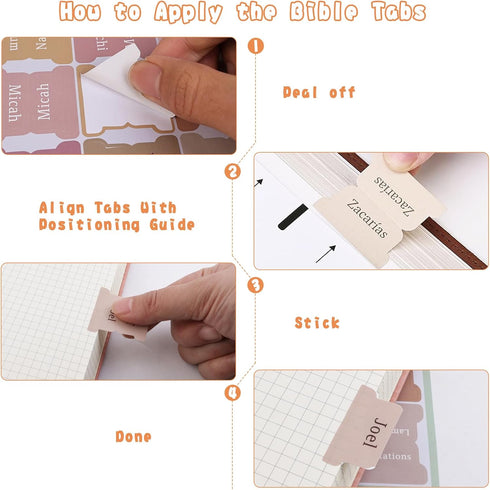 NIGHTNOOK 12 6 90 Set Bible Journaling Kit, Include Bible Highlighters and Pens No Bleed, Laminated Bible Tabs
