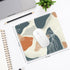 Niniubye 9" 8" 3 mm, Mouse Pad, Minimalism Marble Style Computer Pad, Anti-Slip Rubber Mouse Mat with Stitched Edges