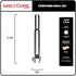 Tools 3/4 Inch x 3-1/2 Inch Forstner Drill Bit, High Speed Steel for Woodworking - Hardwood, Softwood and Plywood (3/4 Forstner)