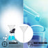 Hemobllo Chemistry Powder Funnel Glass Funnel Set, Short Stem Labware for 45mm, 50mm, 75mm, 100mm (4pcs)