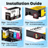 Miss Deer 1200XL Black Ink Cartridges Compatible for Canon PGI-1200XL, Work for Maxify MB2720 MB2050 MB2350 MB2320