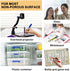 Shuttle Art Wet Erase Markers, 15 Pack Black 1mm Fine Tip, Smudge-Free for Laminated Calendars and Whiteboards