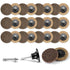 Linkiblock 25Pcs 2 inch Coarse Abrasive Nylon Surface Conditioning Quick Change Sanding Discs