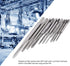 10PCS Micro Taps Bit Hand Screw Thread Taps M1 to M3.5 Tool Set