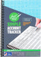 The Superior Register's Premium Check Book Register & Debit Card Ledger Notebook - Standard Edition, Blue