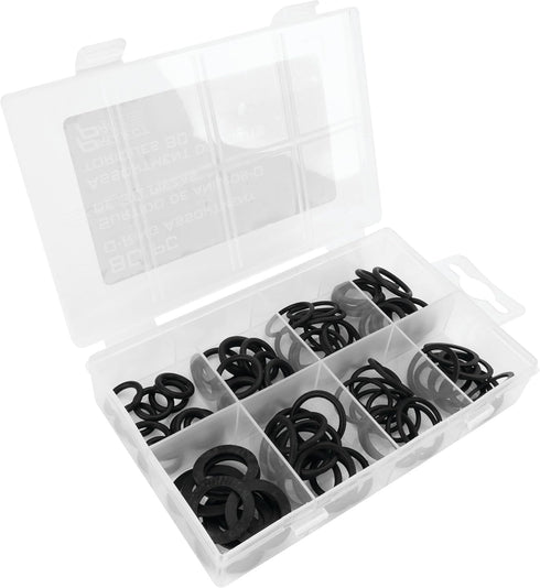 Rubber O-Rings by Performance Tool - 1490, Essential Plumbing and Automotive Repair Kit, Includes Storage Case