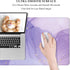 Large Desk Mat, 32" x 12" XXL Extended Gaming Mousepad, Cute Office Supplies and Accessories, Violet Marble
