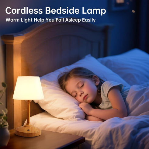 Lamp,5000mAh Dimmable Dawnwake Table Lamp Cordless Lamp,Outdoor Waterproof Shower Rechargeble Battery Operated Lamps