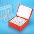 PATIKIL Cardboard Freezer Box, 2Pcs 81 Places Tube Rack for 1.5/1.8/2.0ml Micro Centrifuge Tubes