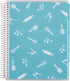 Erin Condren Spiral Coiled Recipe Prompted Notebook: Metallic Wet-Erase Cover with 160 Pages