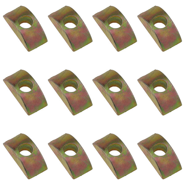 M8 Half Moon Nut DGZZI 12PCS, 30mm M8 Half Moon Washers Spacer for Furniture Hardware Accessories