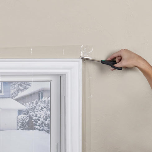 04283 84 110 M-D Building Products in. x in. Polar Block Clear Plastic Large Patio Window Insulation Kit