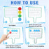 Seajan 12 Set Back to School Magnetic Dry Erase Board, Science of Reading Manipulatives for Preschool Classroom