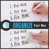Houseables Dry Erase Whiteboard Sticker, 6x4 ft Adhesive Contact Paper, Peel and Stick Vinyl Wall Decal with 2 Markers