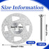 Fastener Kit Board Hardware Set, includes 1-1/4 Inch Galvanized Steel Washers and Stainless Steel Screws for Fixing Fastening Installation (150 Pcs)
