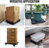 WBJKZJD 16 Inch, (1) Furniture Mover with Wheels, Heavy Duty Moving Dolly Interlocking Design Small Flat Dolly Cart