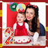 Mouse Birthday Decorations, Marquee Light Up Number Sign for 1st 2nd 3rd Birthday Party Table Centerpieces (Red Number
