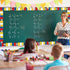 65.6Ft Whaline Back to School Pencil Bulletin Board Border Composition Notebook Apples Crayon Die Cut Trim Border Roll
