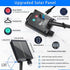 10 10Ft 300LED 8 Dimmable Solar Curtain Lights Outdoor x Waterproof Waterfall Light with Modes Remote USB Rechargeable