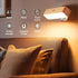 Moroommt Dimmable Wood Wall Sconces Battery Operated, Rechargeable Wall Lights Battery Operated, Stick On Wall Mounted