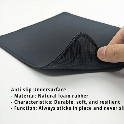 Dad Nutritional Facts Mouse Pad, Funny Gag Gift for Men, Birthday, New Daddy, Papa, 9.5 x 7.8 Inches