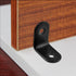 12Pcs 1 1 Inch 90 Bonsicoky L Bracket Right Angle Corner Brace, Stainless Steel x Joint Right Angle, Black Degree Shelf