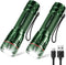 WdtPro Rechargeable Flashlights High Lumens, 2 Pack 10H Long Lasting Super Bright