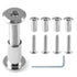 10 Pair (20 Piece) M6x25mm Hex Drive Socket Cap Bolt with Allen Wrench, Silver Furniture Connector Bolts for Crib