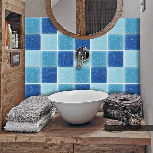 25 Pcs Self-adhesive Tile Transfer: Peel and Stick Tile Decal for Kitchen Bathroom Waterproof Backsplash