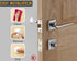 White Door Stoppers - Large 1.57" (12 PCS) - Shock Absorbent Silicone Wall Protectors for Door Knobs