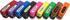 Praxxis Pro Aria-Plus Half-Strip Mini Stapler - Durable, Compact, Colorful Stapler for Office and Travel, Red