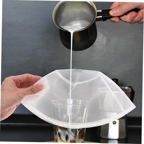 Commercial ABOOFAN Soy Milk Filter Bag Ultra Fine Mesh Strainer for Soybean Milk Tofu Juice and Yogurt Easy to Install