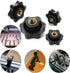 Clamping Screw Knob Star Screw for Mechanical Equipment, M12 x 80 Pentagonal Head Bolt Clamping Knob Handle