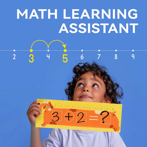 Number Line Dry Erase Boards, Double Sided Writable Math White Board for Kids, 26 Packs
