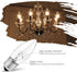 KODBPJ 60W E26 Dimmable (6pack) Equivalent Medium Candelabra Base Clear Incandescent Torpedo Tip Candle Chandelier