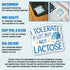3Pcs Toolbox 3" I Tolerate a Lot But Not Lactose Sticker Fun and Funny Lactose Intolerant Stickers Gift for Milk Joke