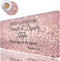 Large Gaming Mouse Pad - Long Extended XL Ergonomic Desk Pad, 31.5'' X 11.8', Proverbs 31:25, Pink Glitter Design